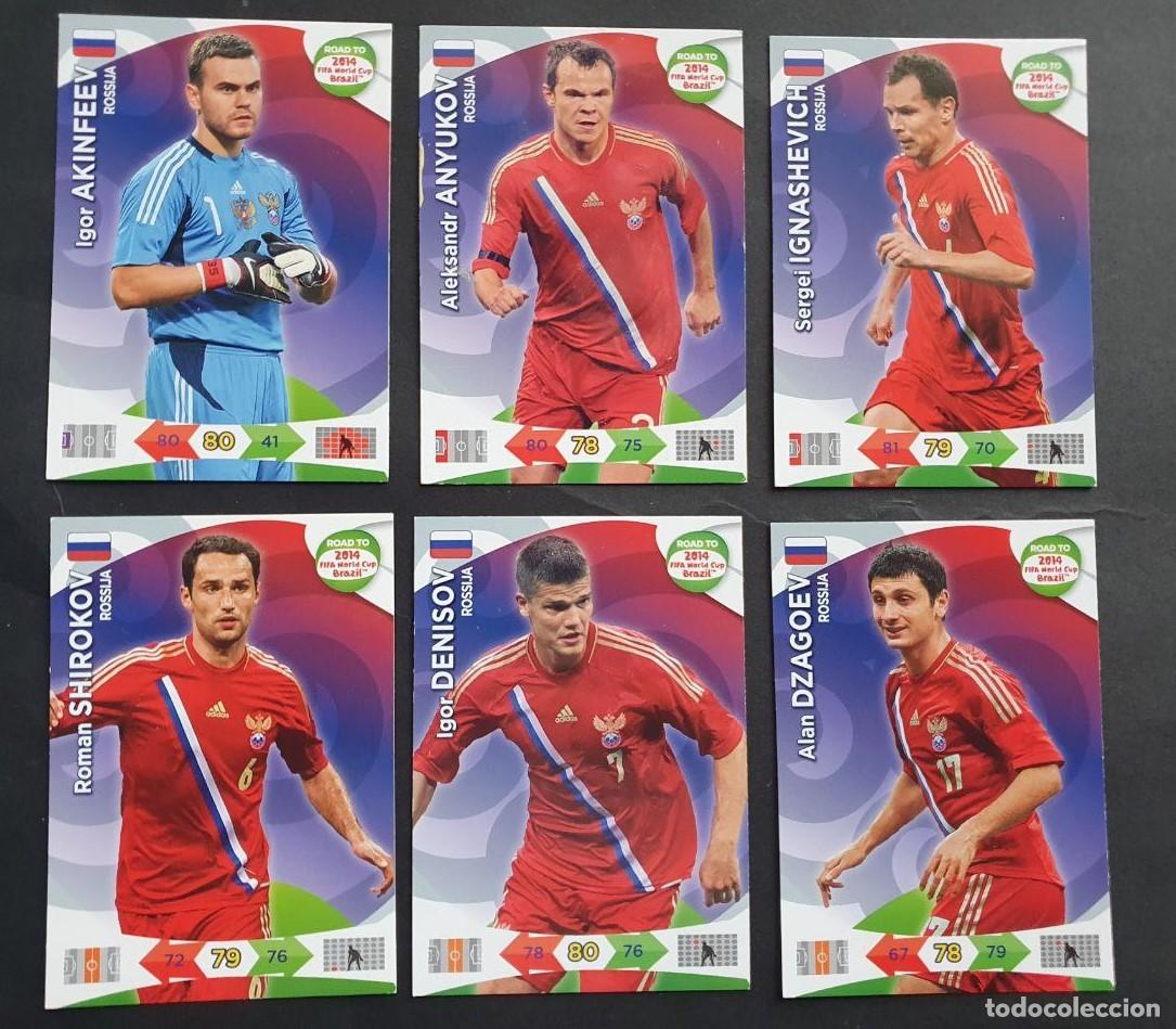 Cromos de F&uacute;tbol: 6 Cards de RUSSIJA - Panini ADRENALYN XL Road FIFA World Cup BRAZIL 2014