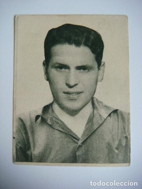 Cromos de f&uacute;tbol: CROMO DE JOSE MUNNE SAMPERE DELANTERO CENTRO REAL VALLADOLID A&Ntilde;OS 1950-60 N&ordm;-75,CAJ -N&ordm;-15-BIS