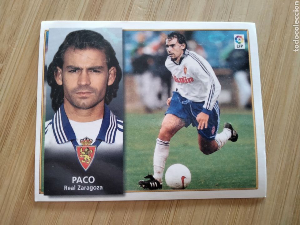 Cromos de Futebol: PACO REAL ZARAGOZA EDICIONES ESTE 98 99 1998 1999 SIN PEGAR CROMO FUTBOL UNIFICO ENVIOS