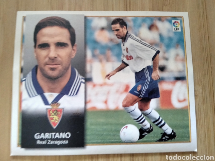 Cromos de Futebol: GARITANO REAL ZARAGOZA EDICIONES ESTE 98 99 1998 1999 SIN PEGAR CROMO FUTBOL UNIFICO ENVIOS