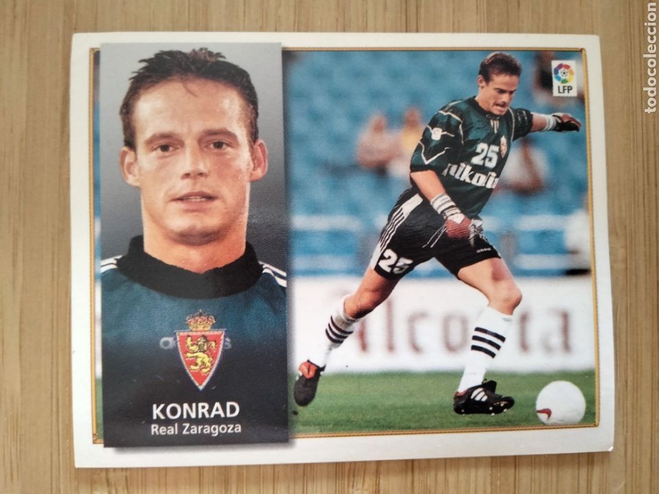 Cromos de Futebol: KONRAD REAL ZARAGOZA EDICIONES ESTE 98 99 1998 1999 SIN PEGAR CROMO FUTBOL UNIFICO ENVIOS
