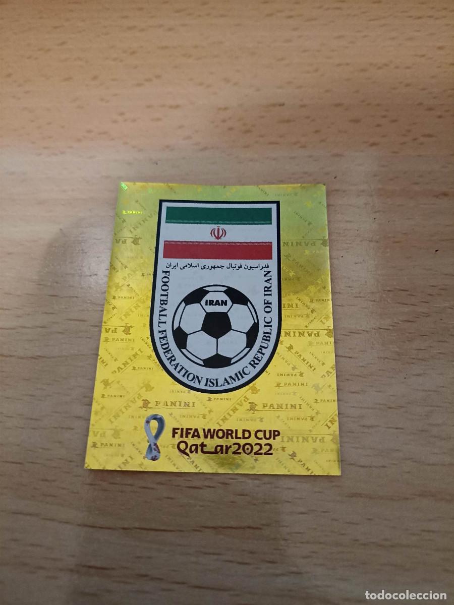 Cromos de f&uacute;tbol: Panini World Cup 2022 Qatar. 2- Escudo. Iran. Nunca pegado.