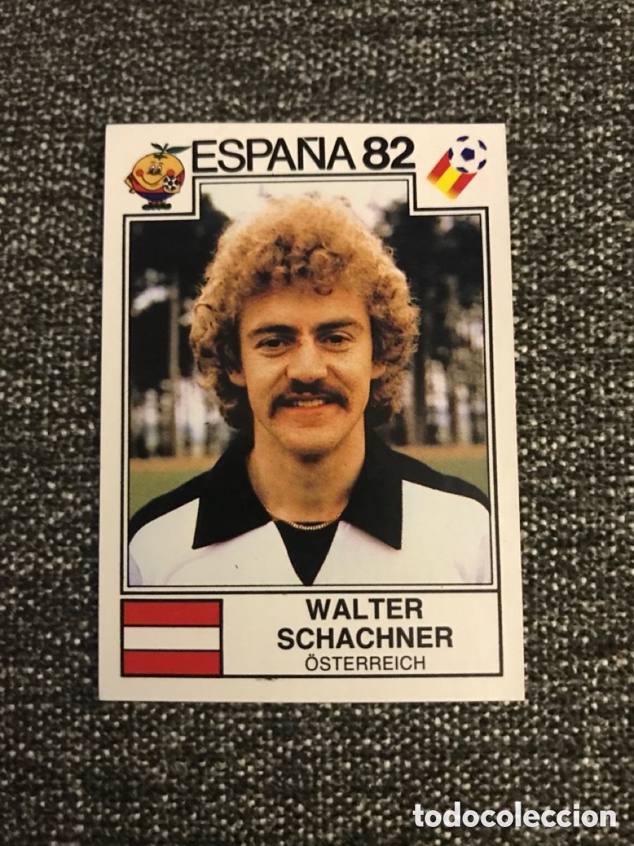 Cromos de F&uacute;tbol: Cromo panini mundial Espa&ntilde;a 82 n&uacute;mero 141 Schachner - Sticker album world cup Spain 1982 Osterreich