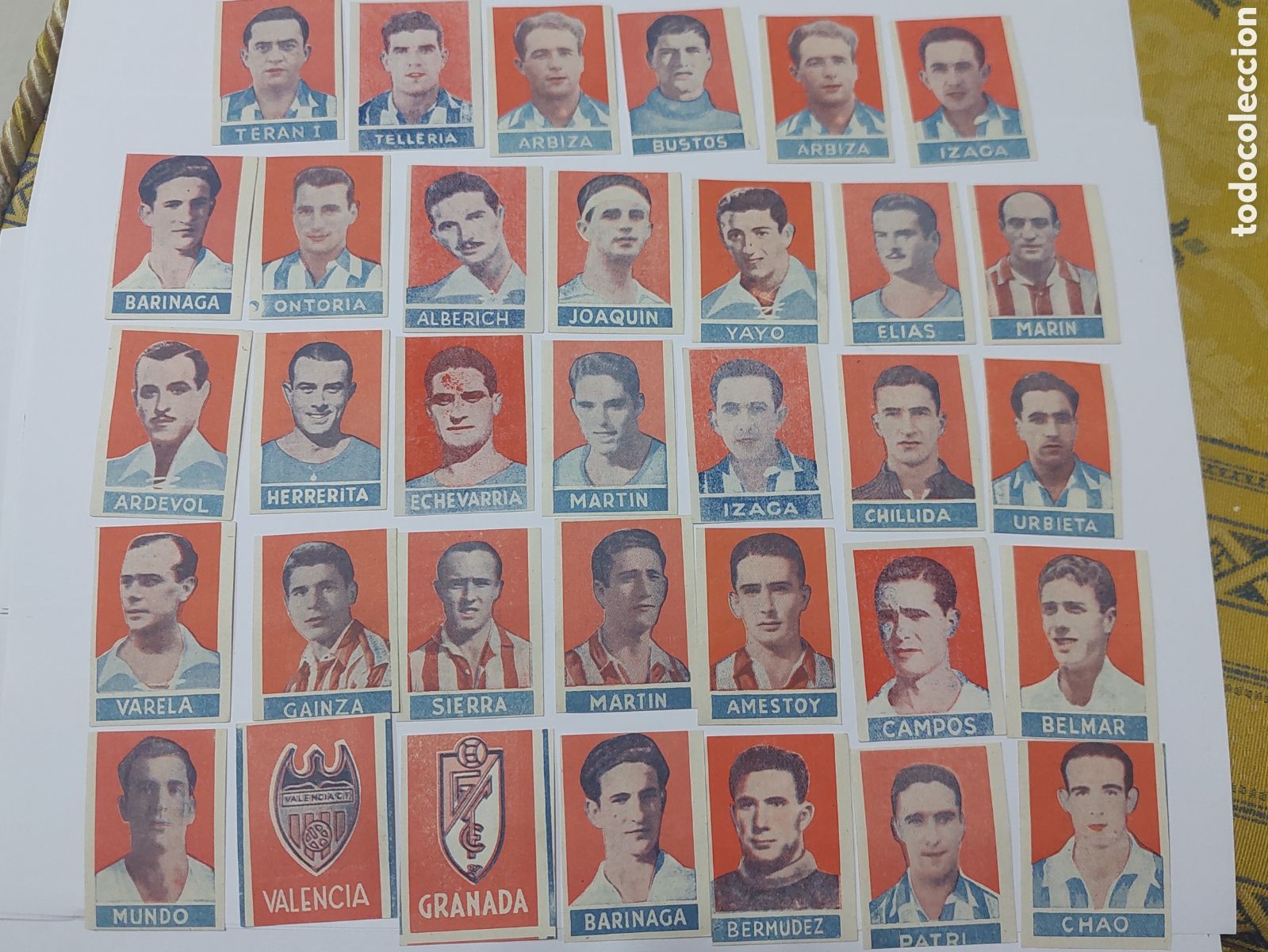 Cartes &agrave; collectionner de Football: Lote 34 cromos f&uacute;tbol LA SUIZA ESPA&Ntilde;OLA . San Sebasti&aacute;n