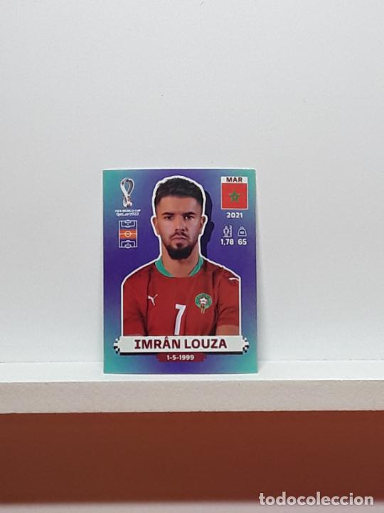 Cartes &agrave; collectionner de Football: MUNDIAL 2022 WORLD CUP QATAR ALBUM PANINI LIGA N MAR14 MAR 14 MOROCCO MARRUECO IMRAN LOUZA