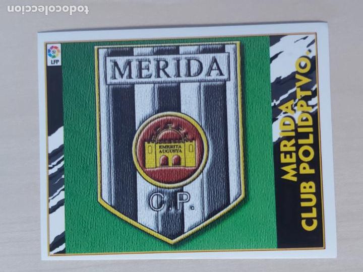 Figurine di Calcio: CROMO ESCUDO - ESTE 1997 98 - 97 98 - CROMO SIN PEGAR - MERIDA