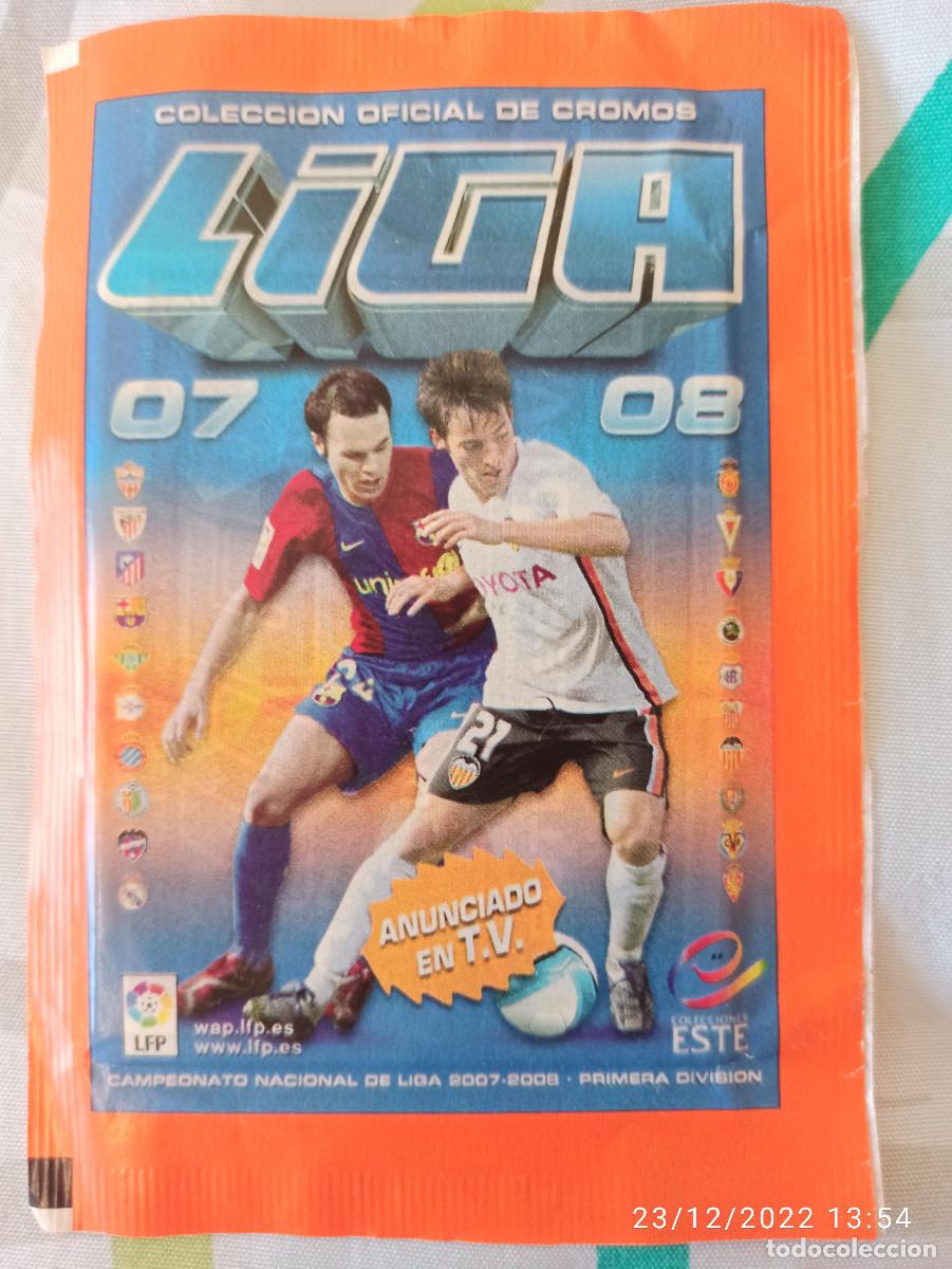 Cromos de F&uacute;tbol: SOBRE DE CROMOS SIN ABRIR DE LA LIGA 2007 - 2008 07 - 08 // PERFECTO ESTADO //