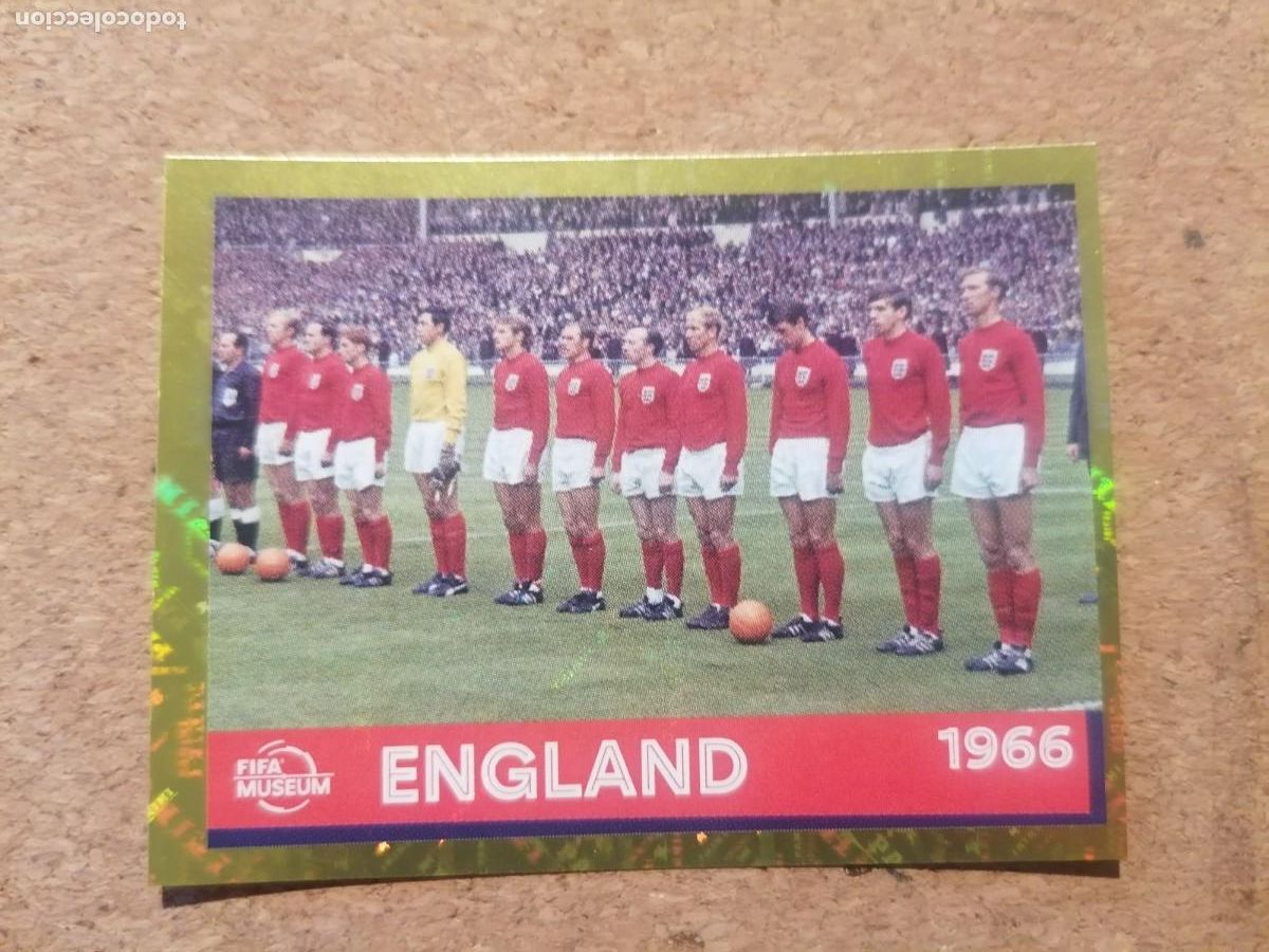 Cartes &agrave; collectionner de Football: QATAR 2022 WORLD CUP STICKER CAMPEONA INGLATERRA 1966 NUEVO SIN PEGAR FWC 22