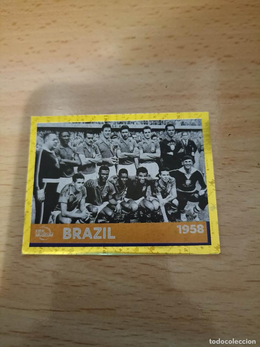 Cromos de F&uacute;tbol: Panini World Cup 2022 Qatar. 21-FWC. Brasil 1958. Nunca pegado.