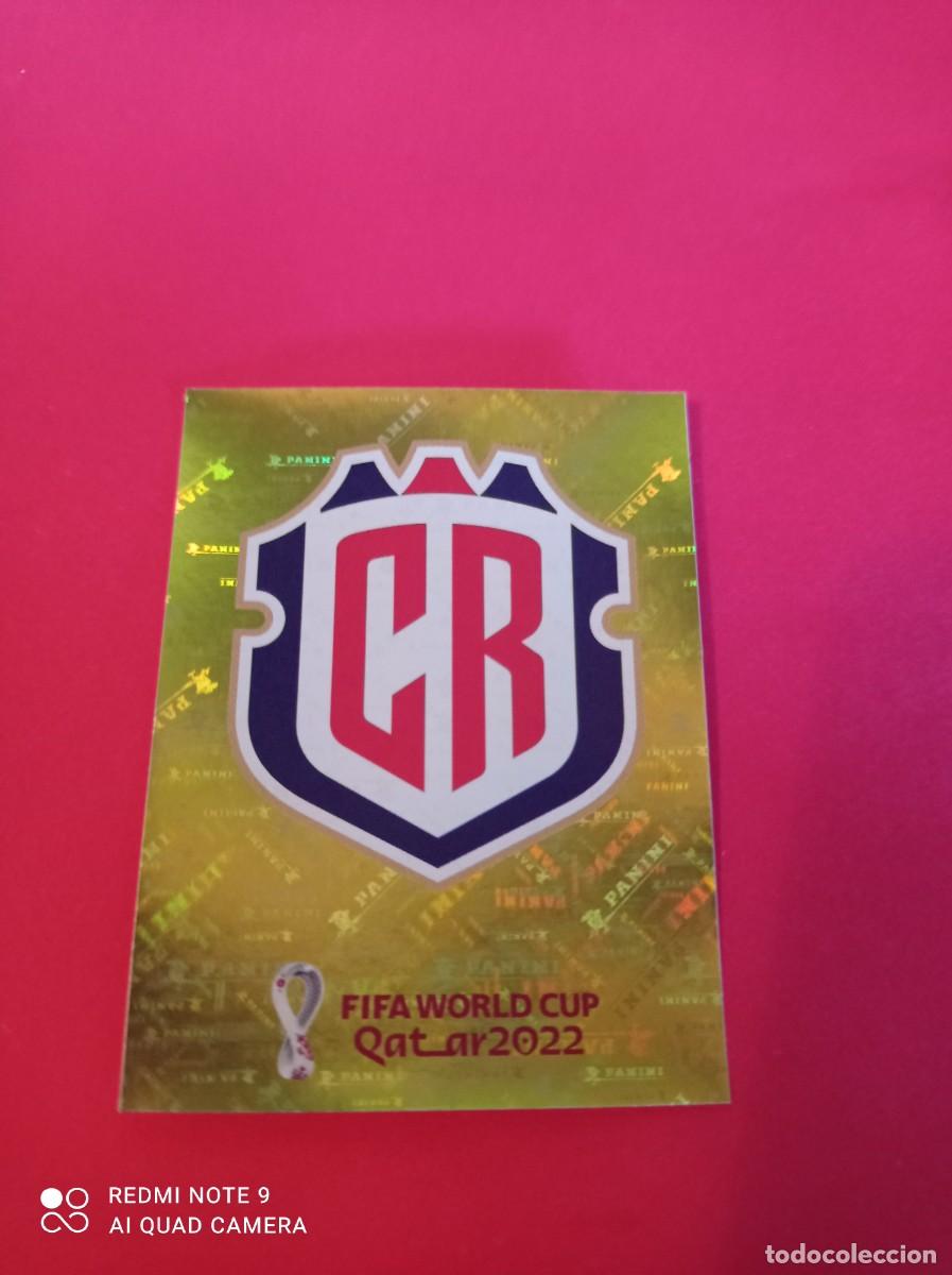 Cromos de Futebol: Escudo Costa Rica CRC 2 Mundial 2022 Qatar Panini nuevo
