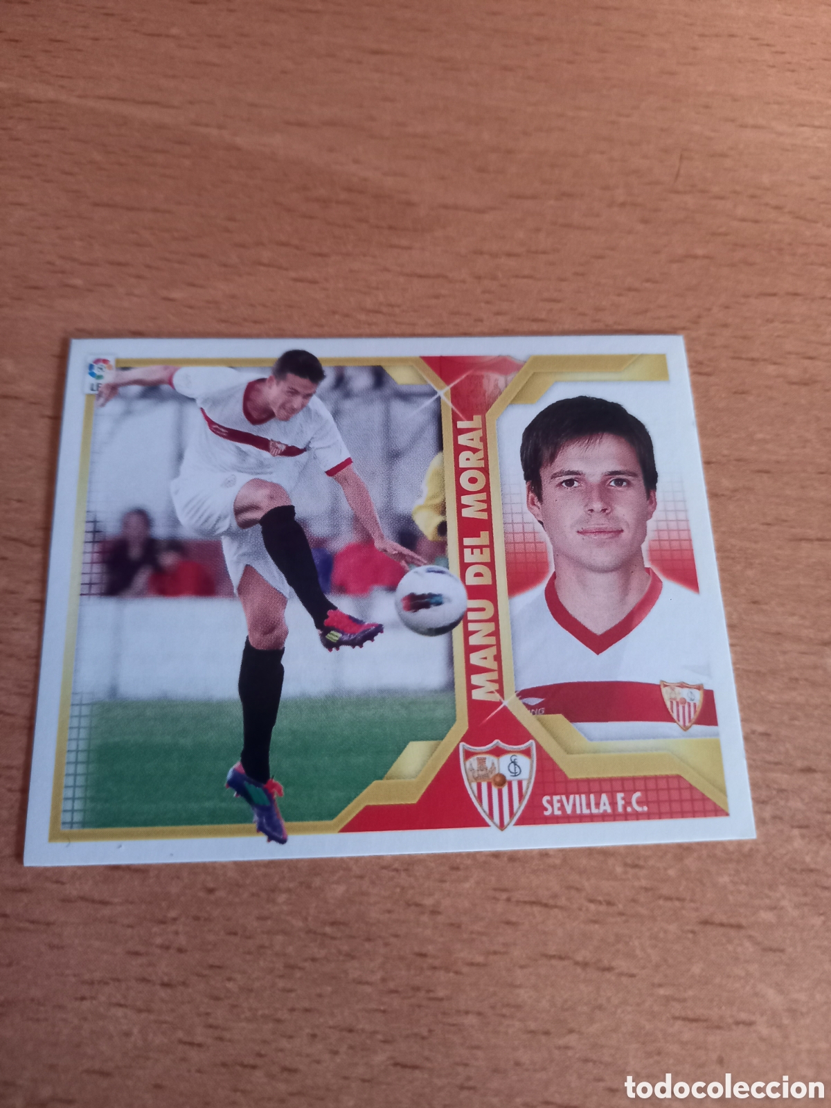Fu&szlig;ball-Sticker: Del Moral Sevilla fichaje 10 liga 2011 2012 11 12 ediciones este