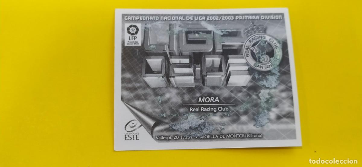Cromos de f&uacute;tbol: MORA RACING SANTANDER ESTE 02 03 2002 2003 - Foto 2