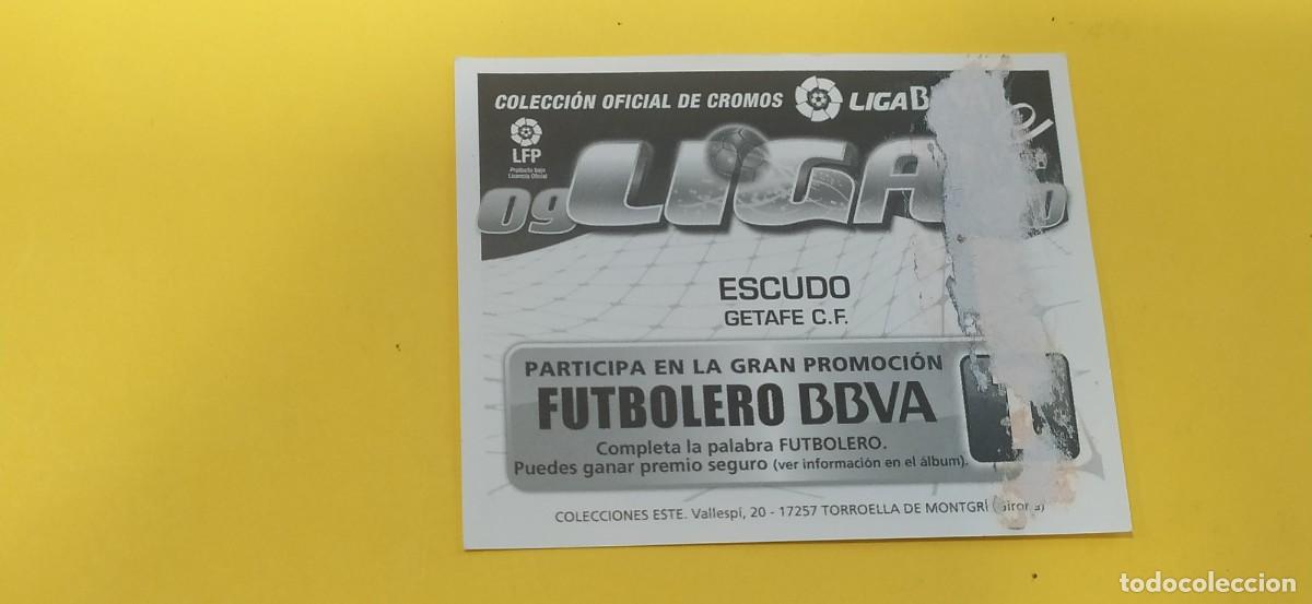 Cromos de f&uacute;tbol: ESCUDO GETAFE ESTE 09 10 2009 2010 - Foto 2