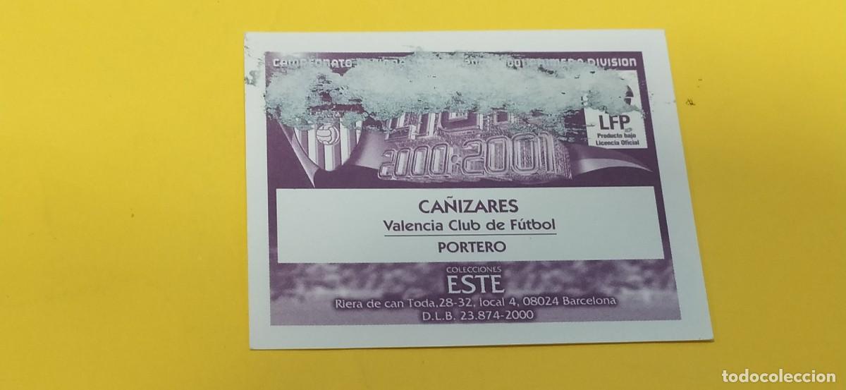 Cromos de f&uacute;tbol: PALOP VALENCIA ESTE 00 01 2000 2001 - Foto 2