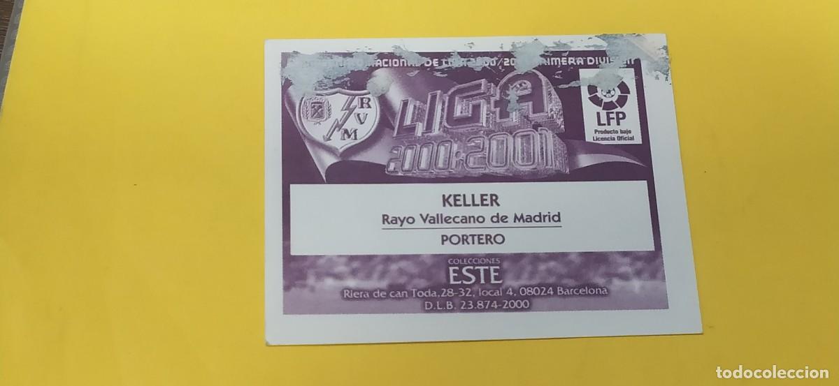 Cromos de f&uacute;tbol: KELLER RAYO VALLECANO ESTE 00 01 2000 2001 - Foto 2