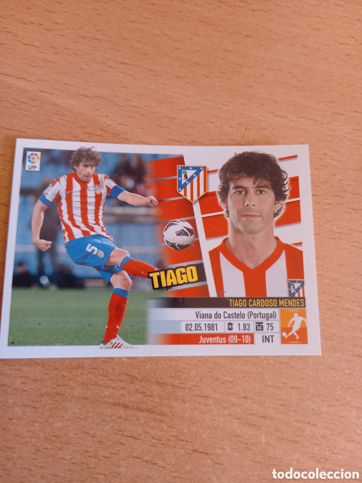Figurine di Calcio: Tiago Atl&eacute;tico de Madrid liga 2013 2014 13 14 ediciones este