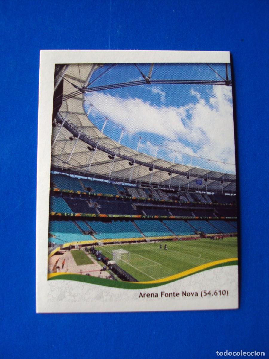 Cromos de f&uacute;tbol: 28 ESTADIO ARENA FONTE NOVA MUNDIAL FUTBOL BRASIL 2014 FIFA WORLD CUP PANINI CROMO