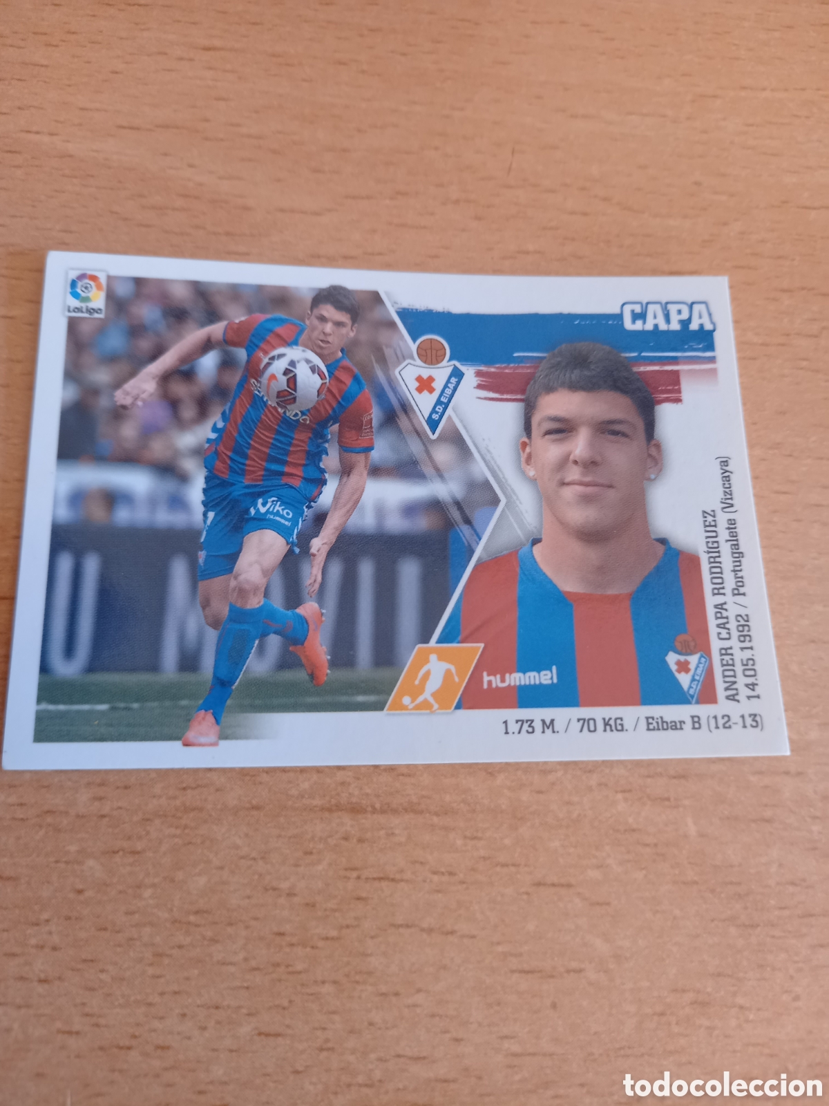 Cromos de f&uacute;tbol: Capa Eibar liga 2015 2016 15 16 ediciones este - Foto 1
