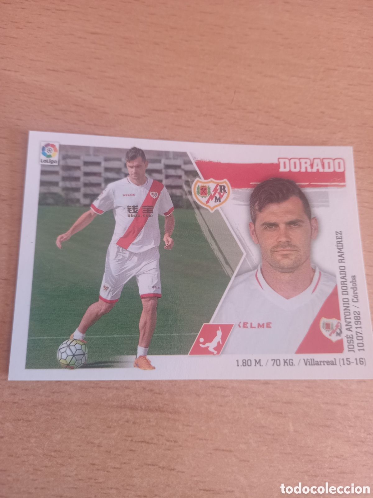 Fu&szlig;ball-Sticker: Dorado Rayo Vallecano liga 2015 2016 15 16 ediciones este