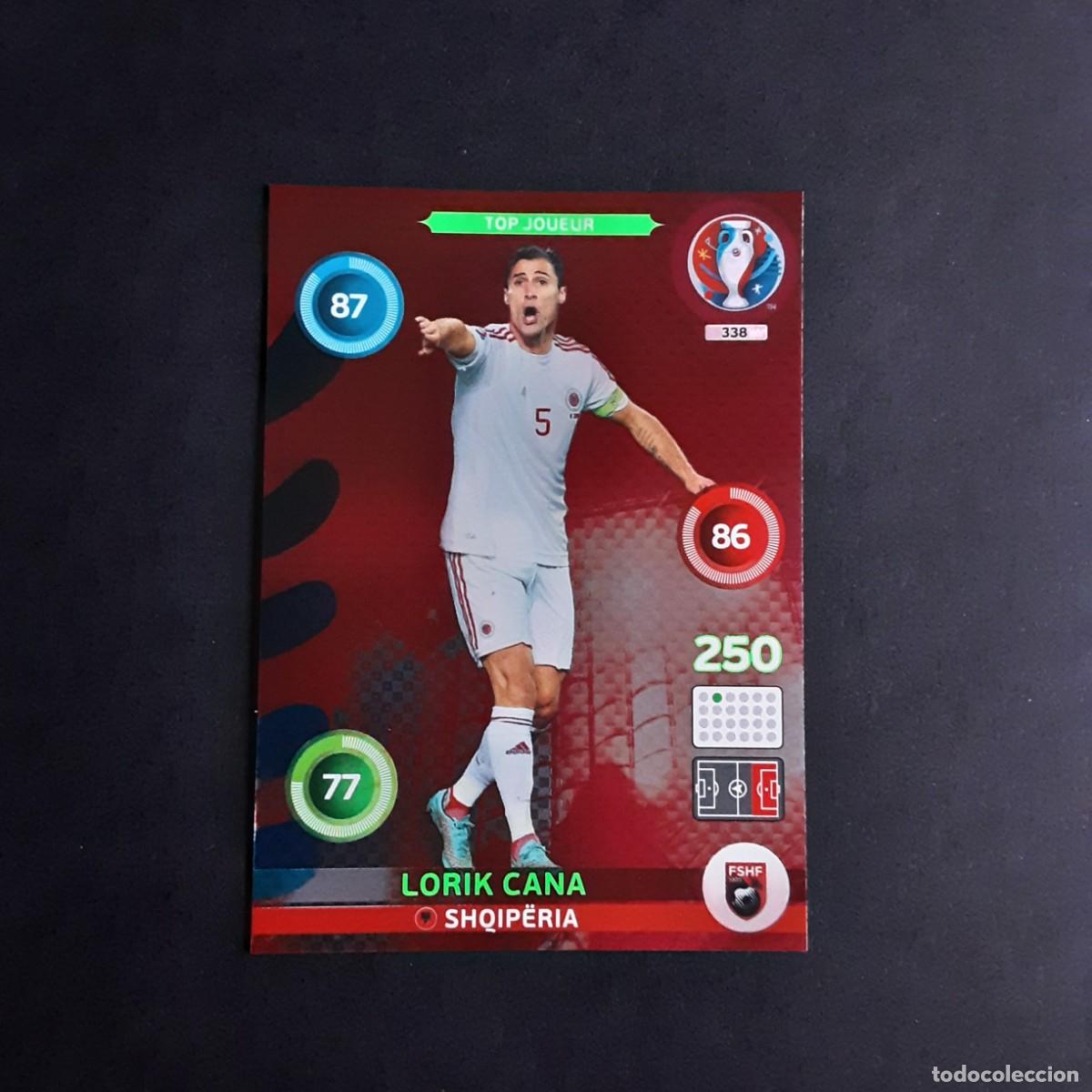 Cromos de f&uacute;tbol: CARD FUTBOL ADRENALYN UEFA 2016 FRANCIA PANINI 338.CANA-TOP JOUEUR-ALBANIA