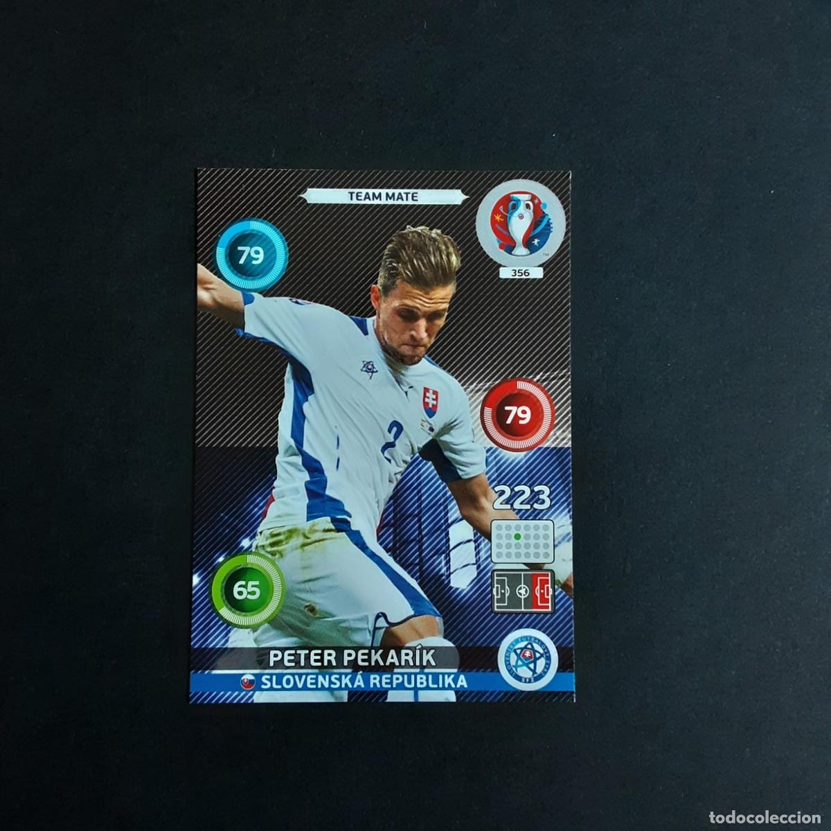 Football Stickers: CARD FUTBOL ADRENALYN UEFA 2016 FRANCIA PANINI 356.PEKARIK-TEAM MATE-ESLOVAQUIA