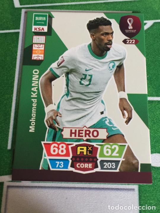 Cromos de F&uacute;tbol: 222. Mohamed Kanno (Saudi Arabia) Adrenalyn FIFA World Cup Qatar 2022 PANINI