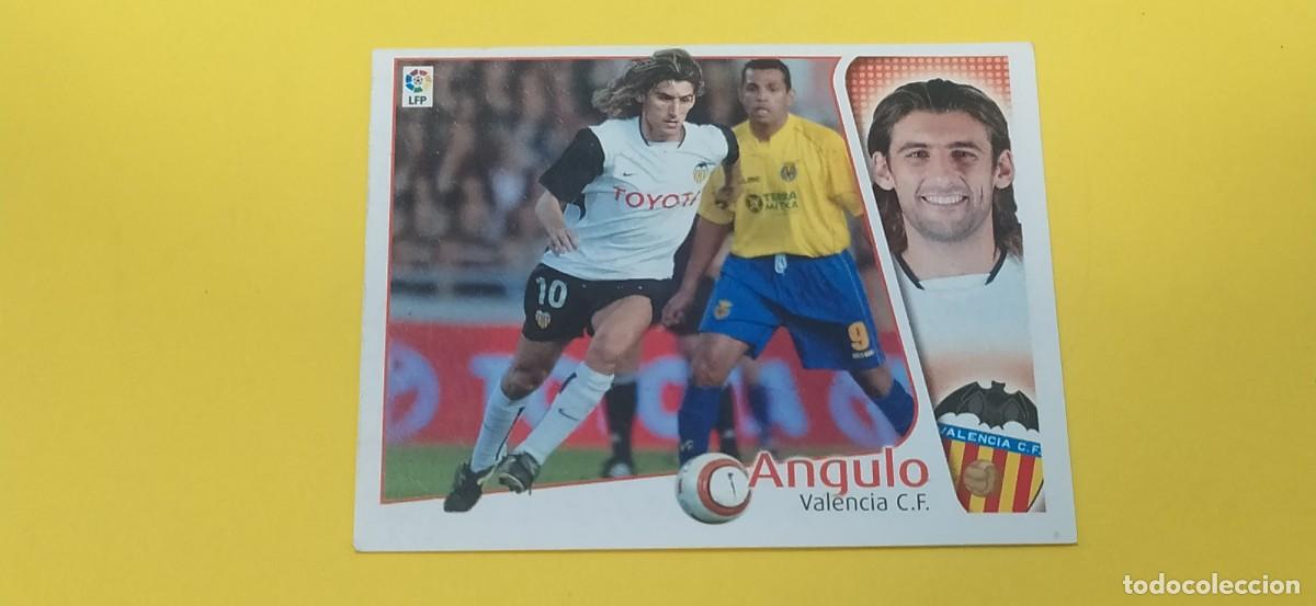 Cromos de f&uacute;tbol: ANGULO VALENCIA ESTE 04 05 2004 2005 - Foto 1