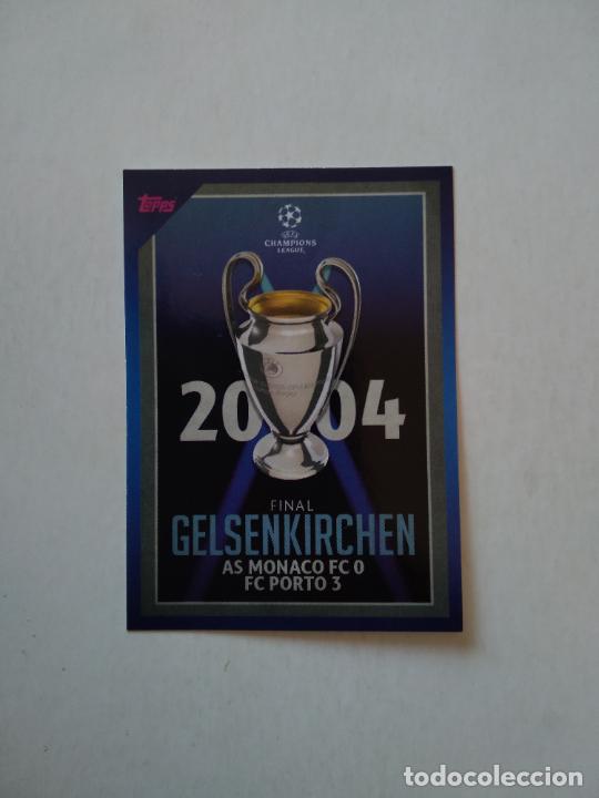 Cromos de F&uacute;tbol: 16 GELSENKIRCHEN FINAL 2004 CROMO STICKER FUTBOL UEFA CHAMPIONS LEAGUE 2021-2022 21-22 TOPPS