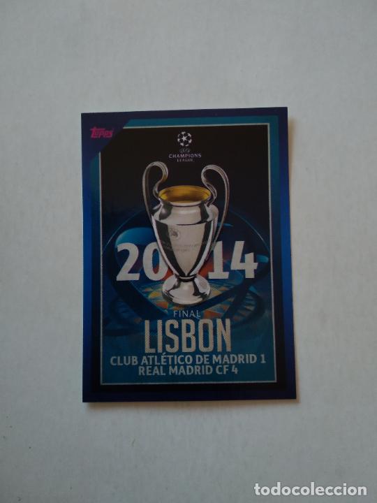 Cromos de F&uacute;tbol: 26 LISBOA FINAL 2014 CROMO STICKER FUTBOL UEFA CHAMPIONS LEAGUE 2021-2022 21-22 TOPPS