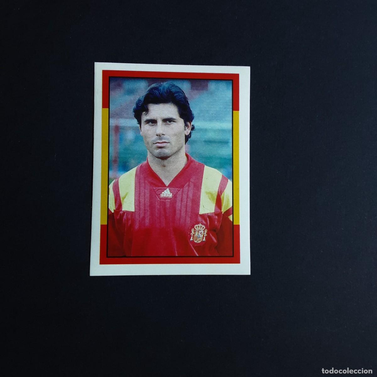 Cromos de f&uacute;tbol: EL ARCHIVO DE SELECCION ESPA&Ntilde;A 94 CAMPEONATO MUNDIAL USA 94 MUNDICROMO N&ordm;97 ALKORTA NUNCA PEGADO