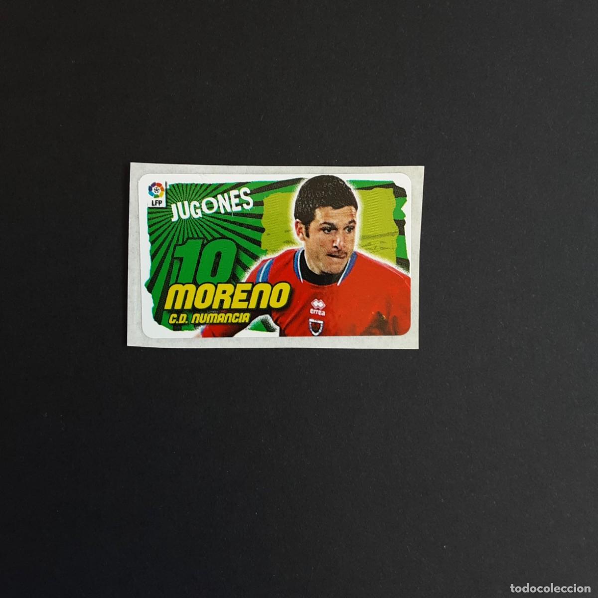 Fu&szlig;ball-Sticker: MORENO(NUMANCIA) JUGONES - CHICLE LIGA 2008-2009 ESTE 08-09 PANINI -