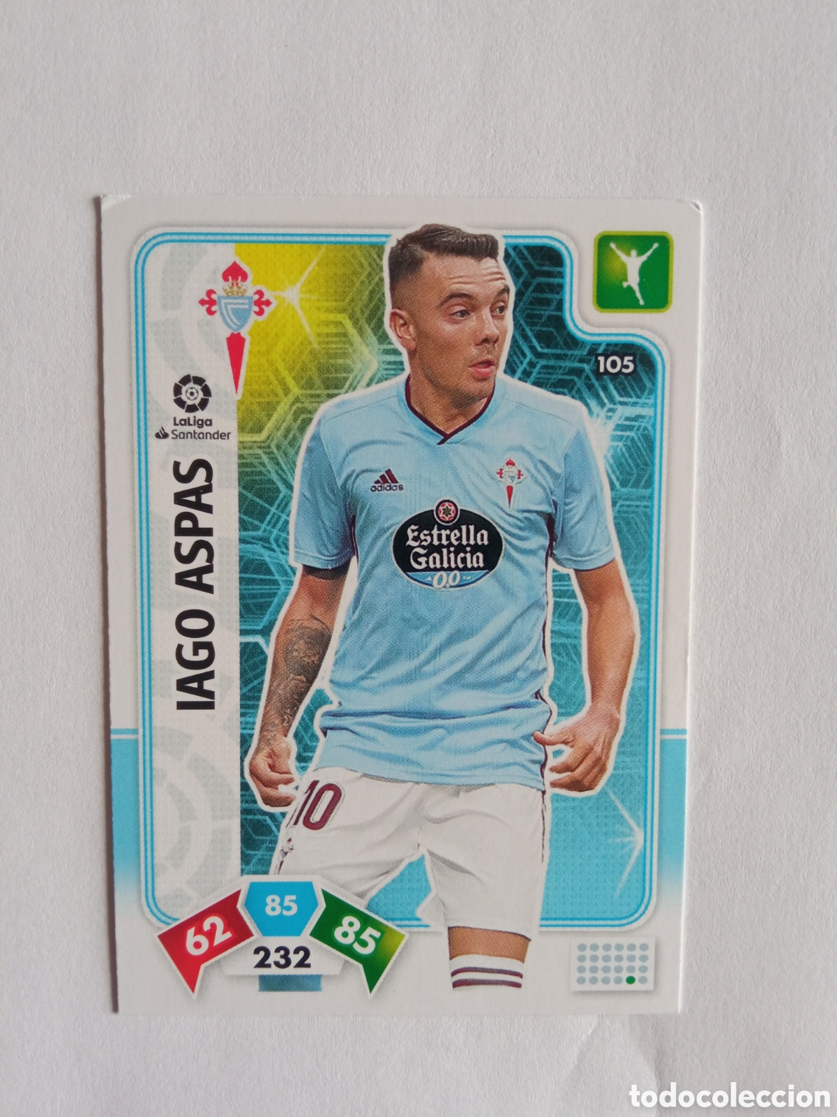Cromos de f&uacute;tbol: ASPAS 105, CELTA, ADRENALYN 19/20 - Foto 1