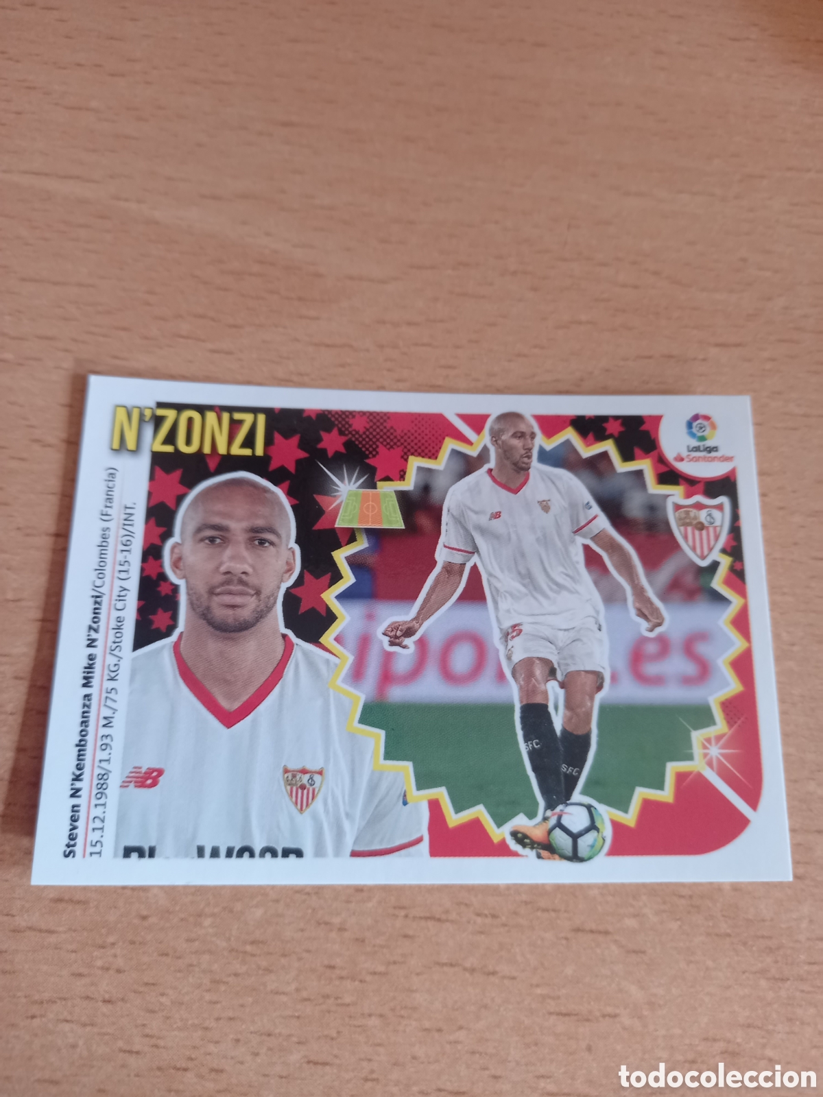 Cromos de Futebol: N'Zonzi Sevilla liga 2018 2019 18 19 ediciones este
