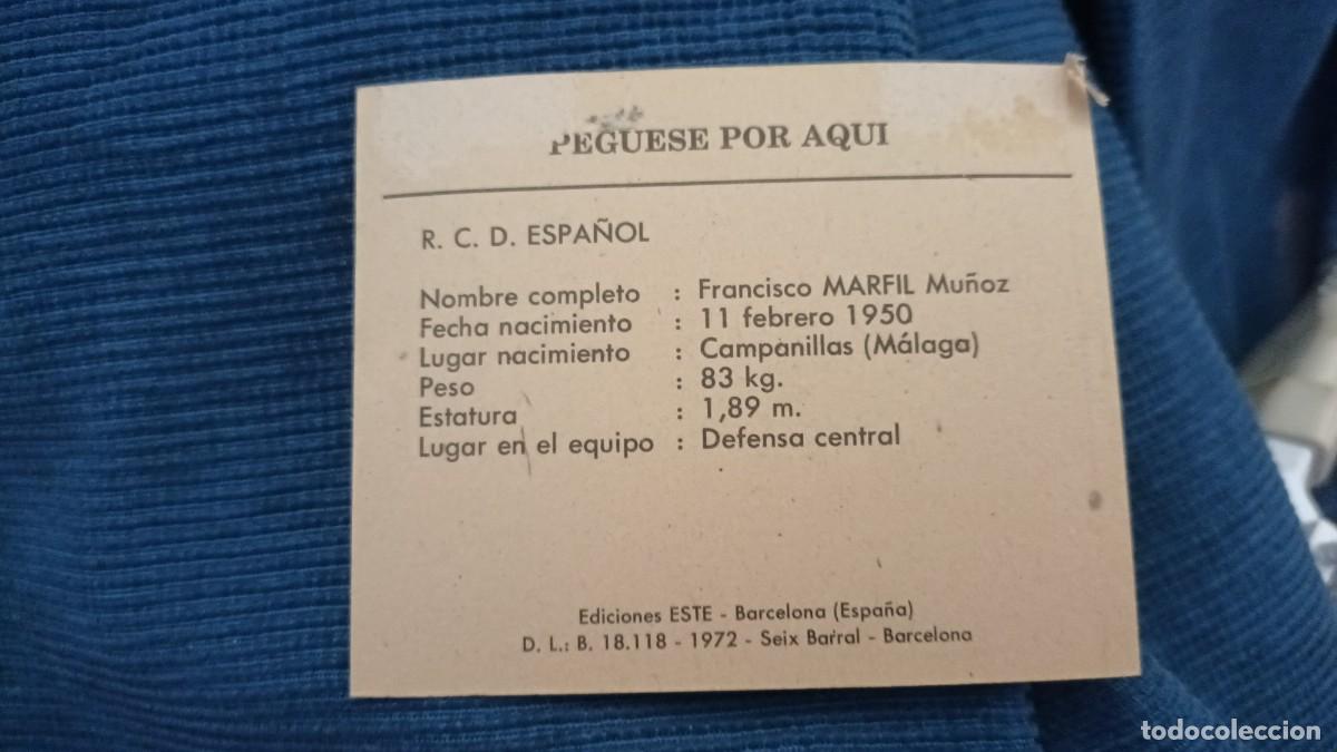 Cromos de f&uacute;tbol: 72 73 ESTE ESPA&Ntilde;OL MARFIL - Foto 2