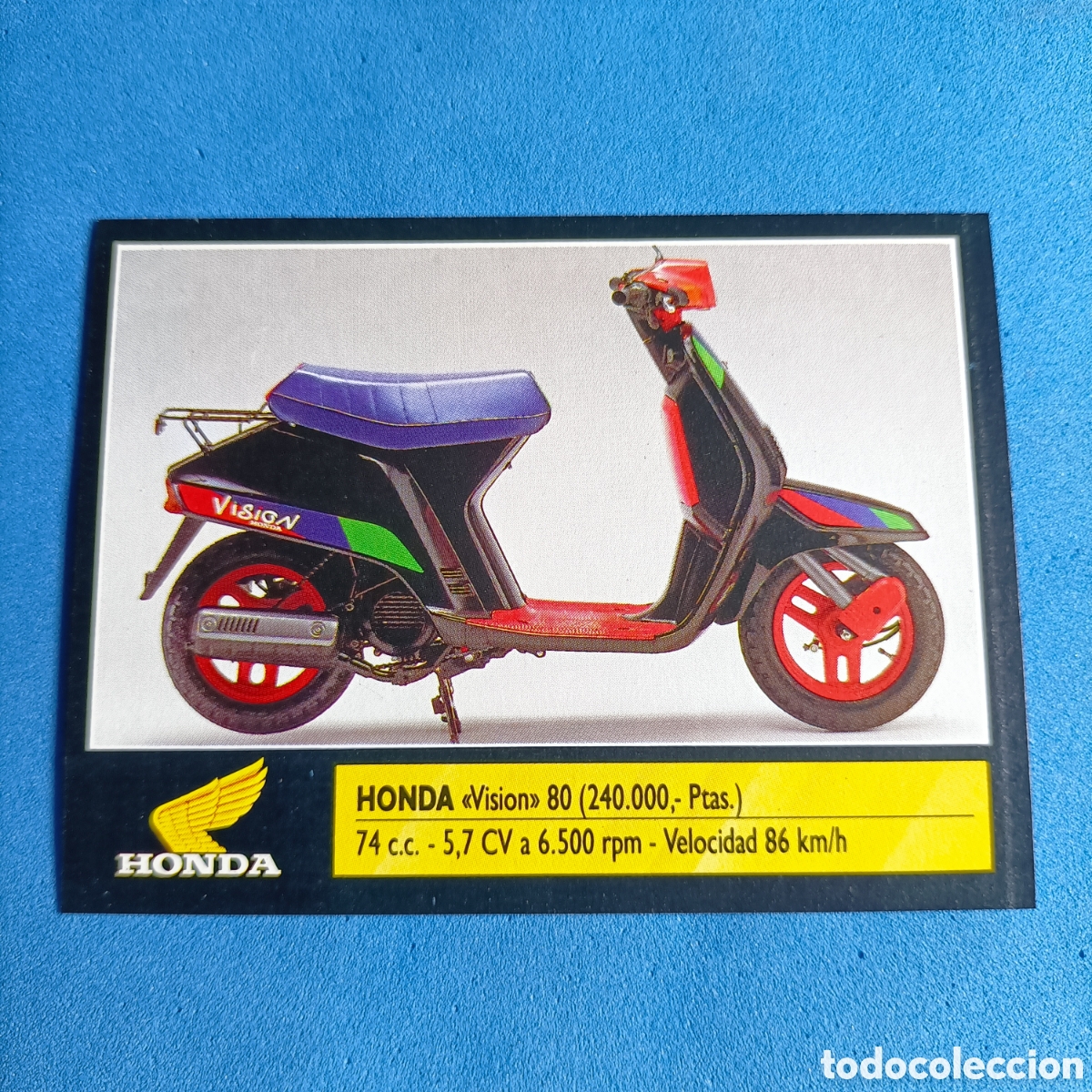 Cromos de F&uacute;tbol: (70.7) CROMO ALBUM: SUPER MOTO. MOTOR 16 - ED. ESTE 1990 - N&deg;143