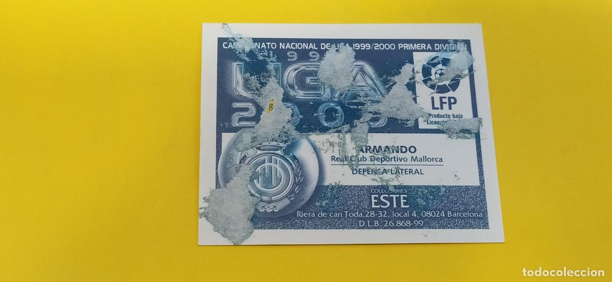 Cromos de f&uacute;tbol: ARMANDO MALLORCA ESTE 99 00 1999 2000 - Foto 2