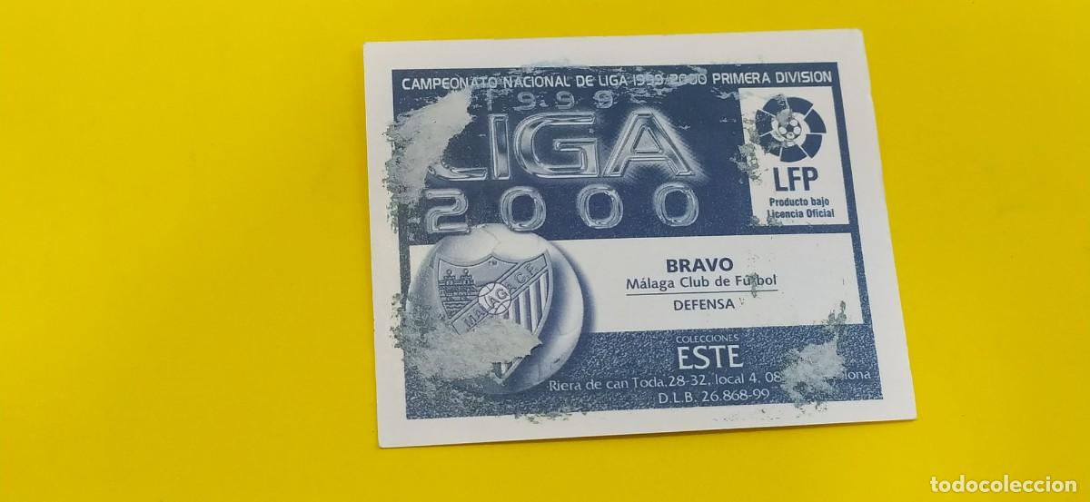 Cromos de f&uacute;tbol: BRAVO MALAGA ESTE 99 00 1999 2000 - Foto 2