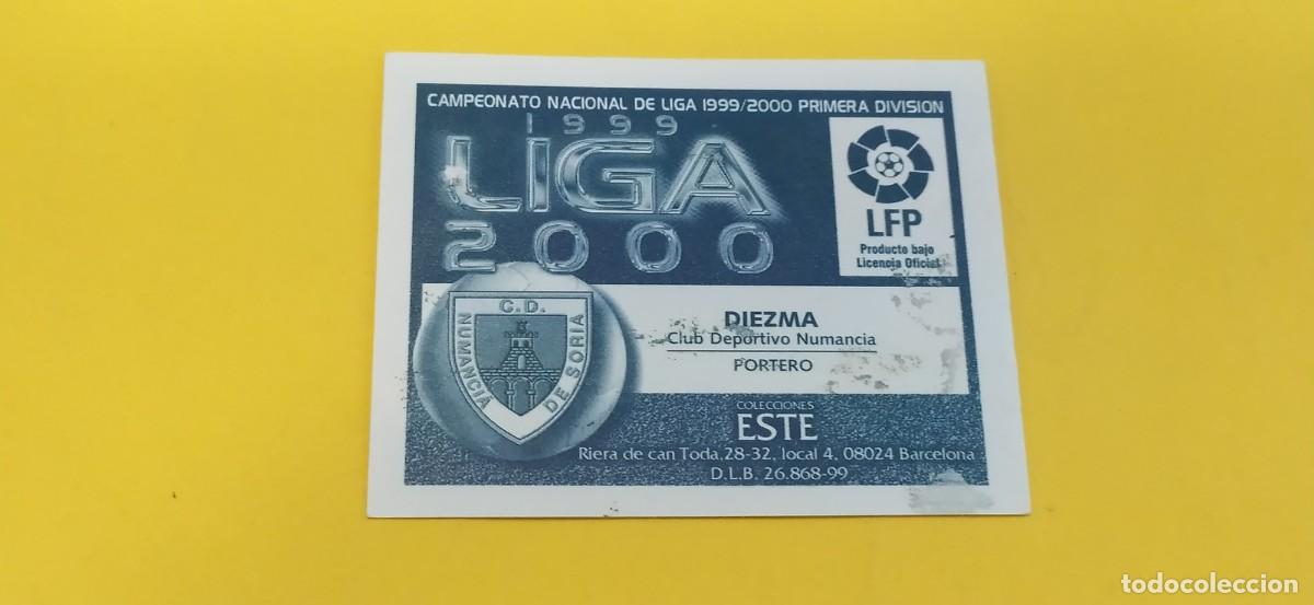 Cromos de f&uacute;tbol: DIEZMA NUMANCIA ESTE 99 00 1999 2000 - Foto 2