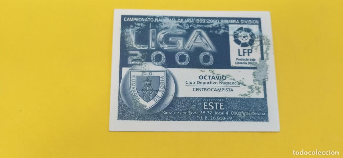 Cromos de f&uacute;tbol: OCTAVIO NUMANCIA ESTE 99 00 1999 2000 - Foto 2