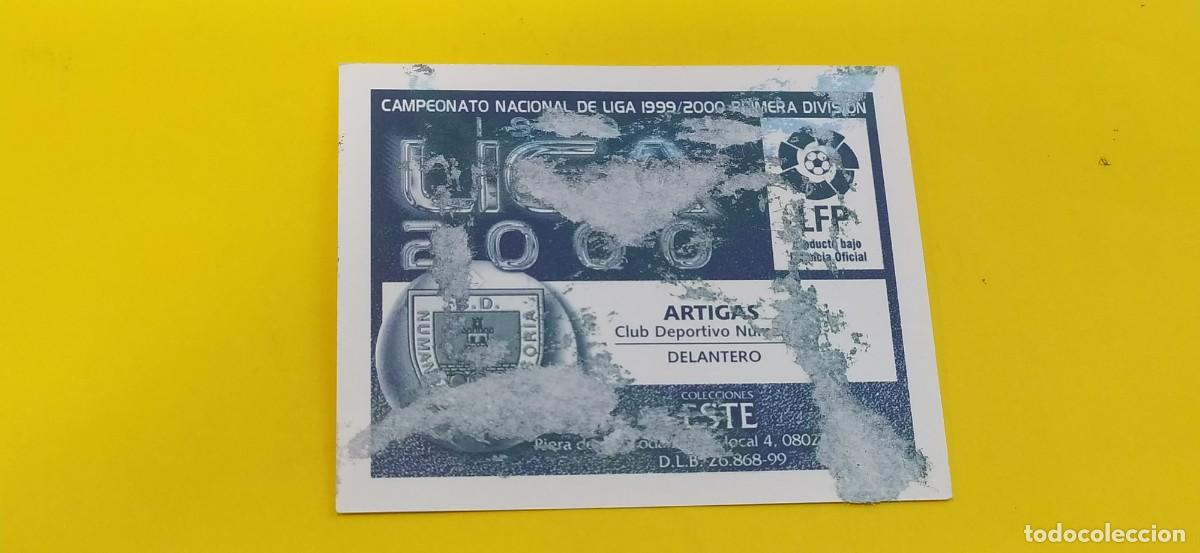 Cromos de f&uacute;tbol: ARTIGAS NUMANCIA ESTE 99 00 1999 2000 - Foto 2