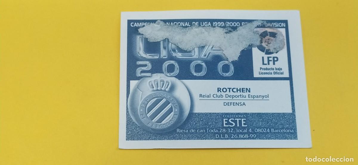 Cromos de f&uacute;tbol: ROTCHEN ESPA&Ntilde;OL ESTE 99 00 1999 2000 - Foto 2