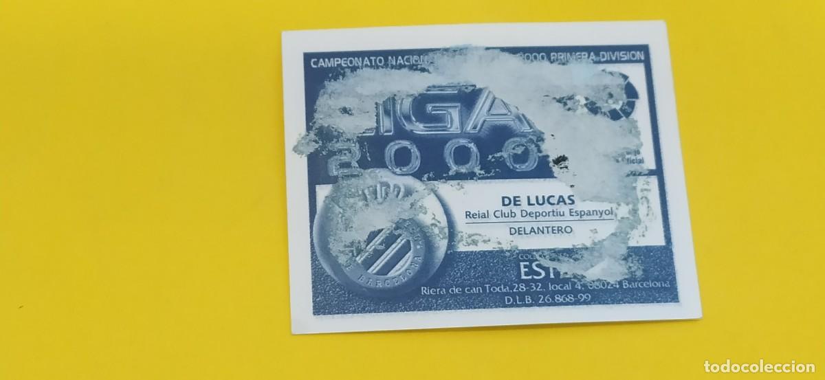 Cromos de f&uacute;tbol: DE LUCAS ESPA&Ntilde;OL ESTE 99 00 1999 2000 - Foto 2