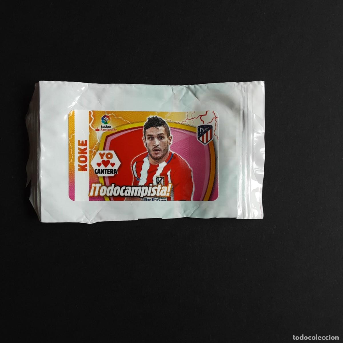 Cartes &agrave; collectionner de Football: CROMO CHICLE LIGA 2017-2018 PANINI EDICIONES ESTE - LIGA 17-18-KOKE-ATLETICO DE MADRID