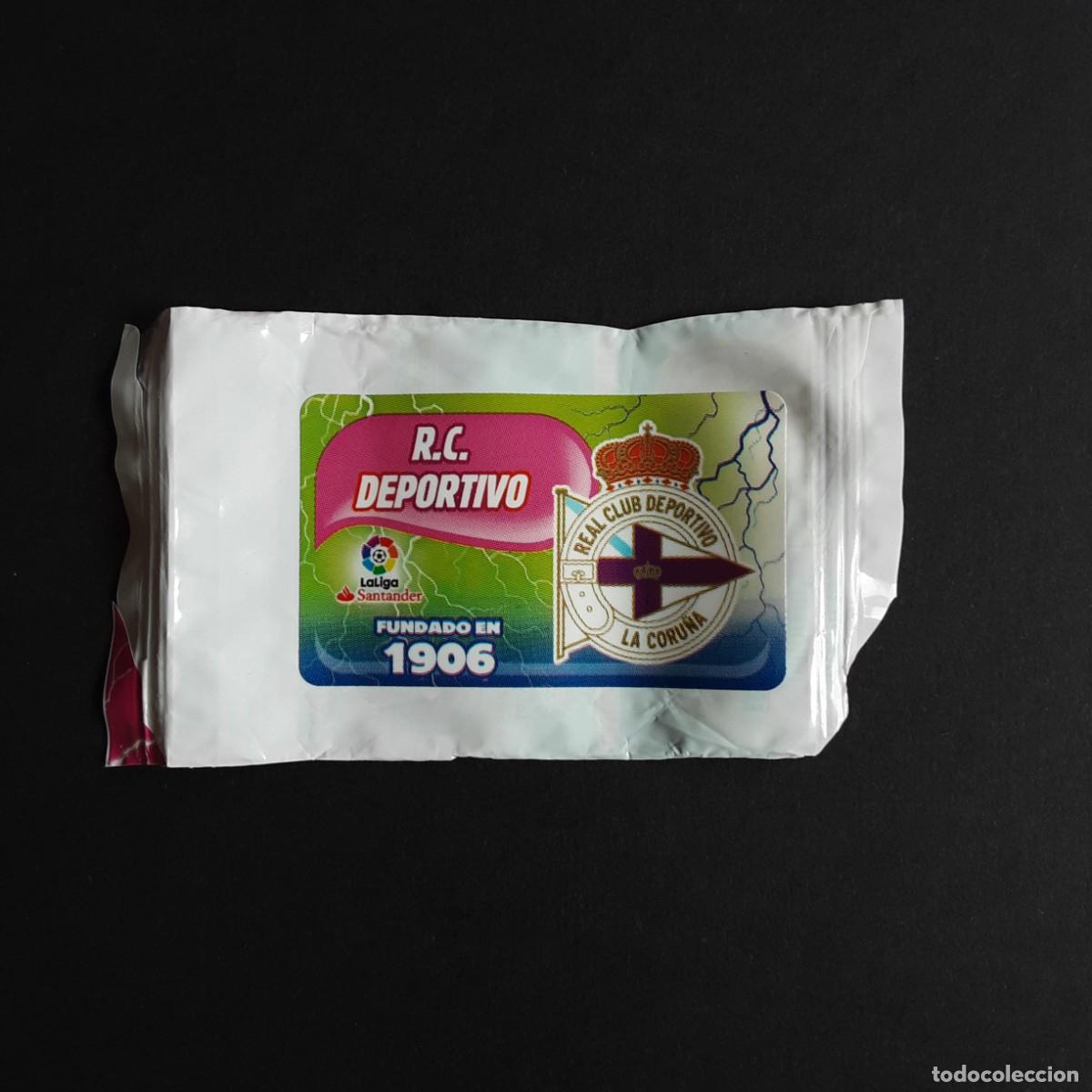 Cromos de F&uacute;tbol: CROMO CHICLE LIGA 2017-2018 PANINI EDICIONES ESTE - LIGA 17-18-ESCUDO-DEPORTIVO DE LA CORU&Ntilde;A