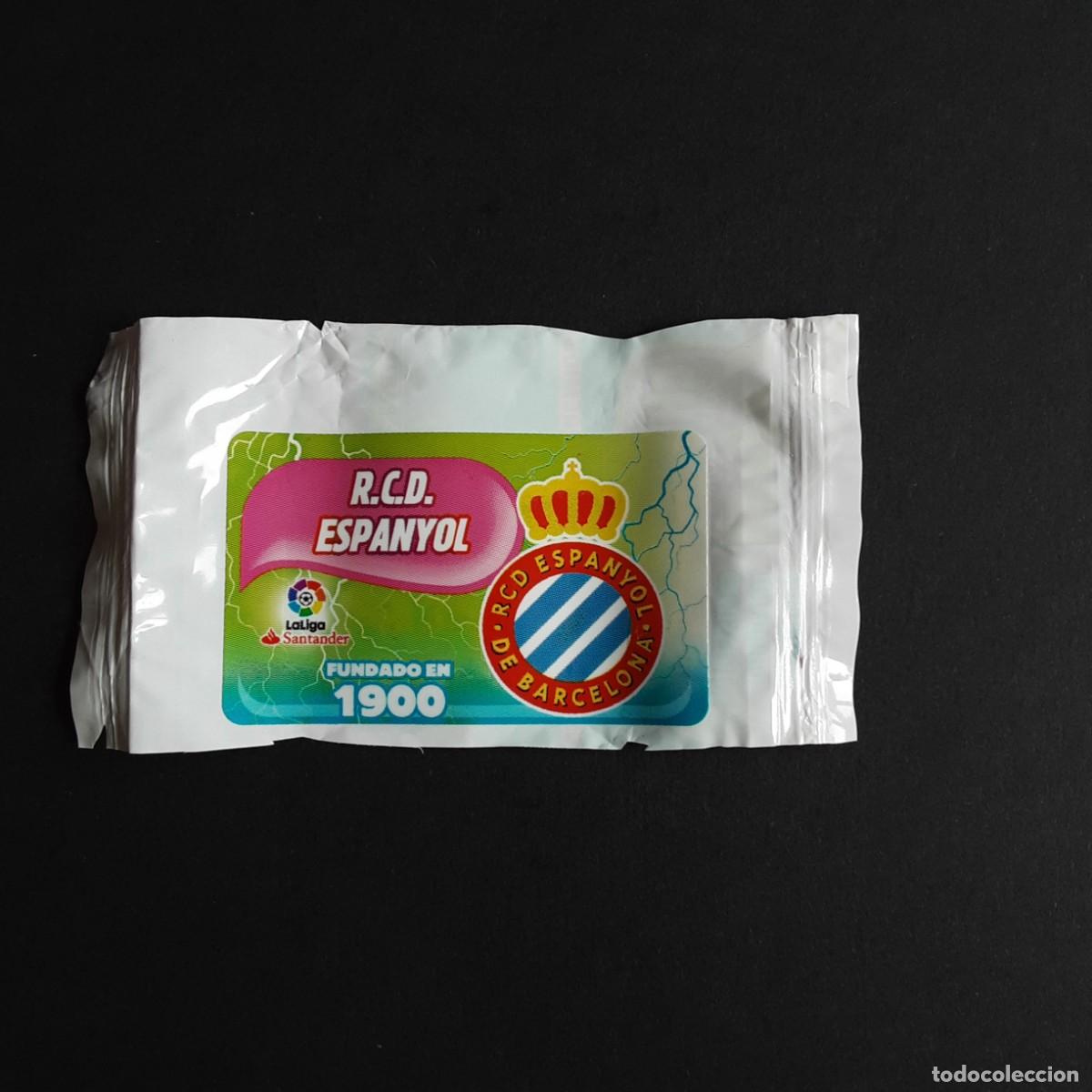 Cromos de F&uacute;tbol: CROMO CHICLE LIGA 2017-2018 PANINI EDICIONES ESTE - LIGA 17-18-ESCUDO-ESPANYOL