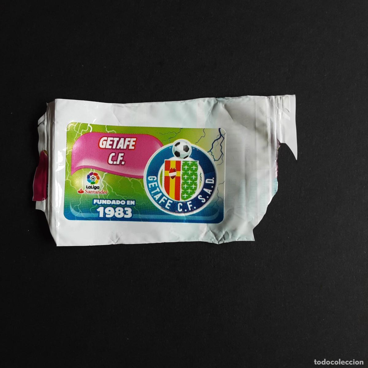 Figurine di Calcio: CROMO CHICLE LIGA 2017-2018 PANINI EDICIONES ESTE - LIGA 17-18-ESCUDO-GETAFE