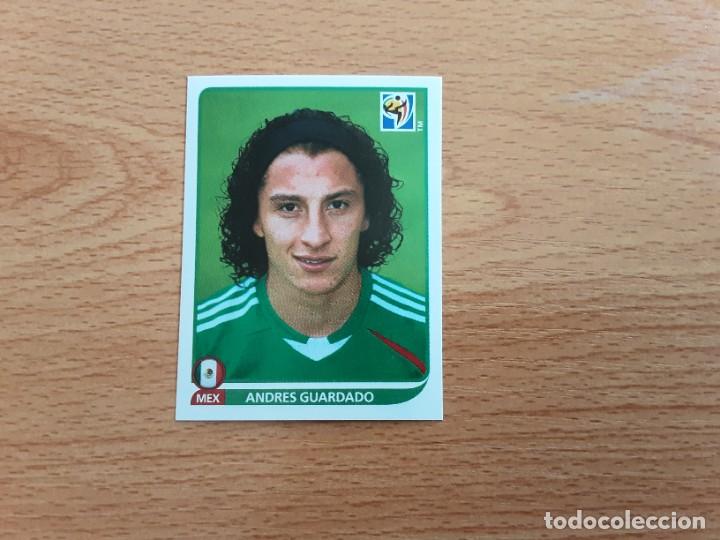 Cromos de f&uacute;tbol: CROMO FUTBOL MUNDIAL 2010 PANINI 60.GUARDADO-MEXICO-NUNCA PEGADO