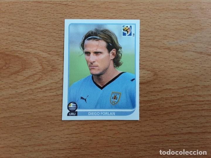 Fu&szlig;ball-Sticker: CROMO FUTBOL MUNDIAL 2010 PANINI 85.FORLAN-URUGUAY-NUNCA PEGADO