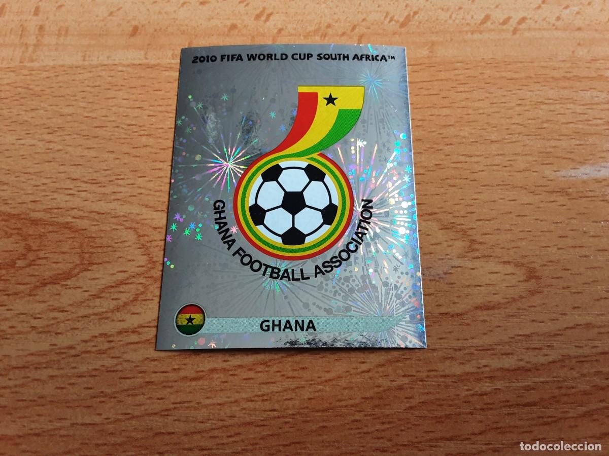 Football Stickers: CROMO FUTBOL MUNDIAL 2010 PANINI 316.ESCUDO-GHANA-NUNCA PEGADO