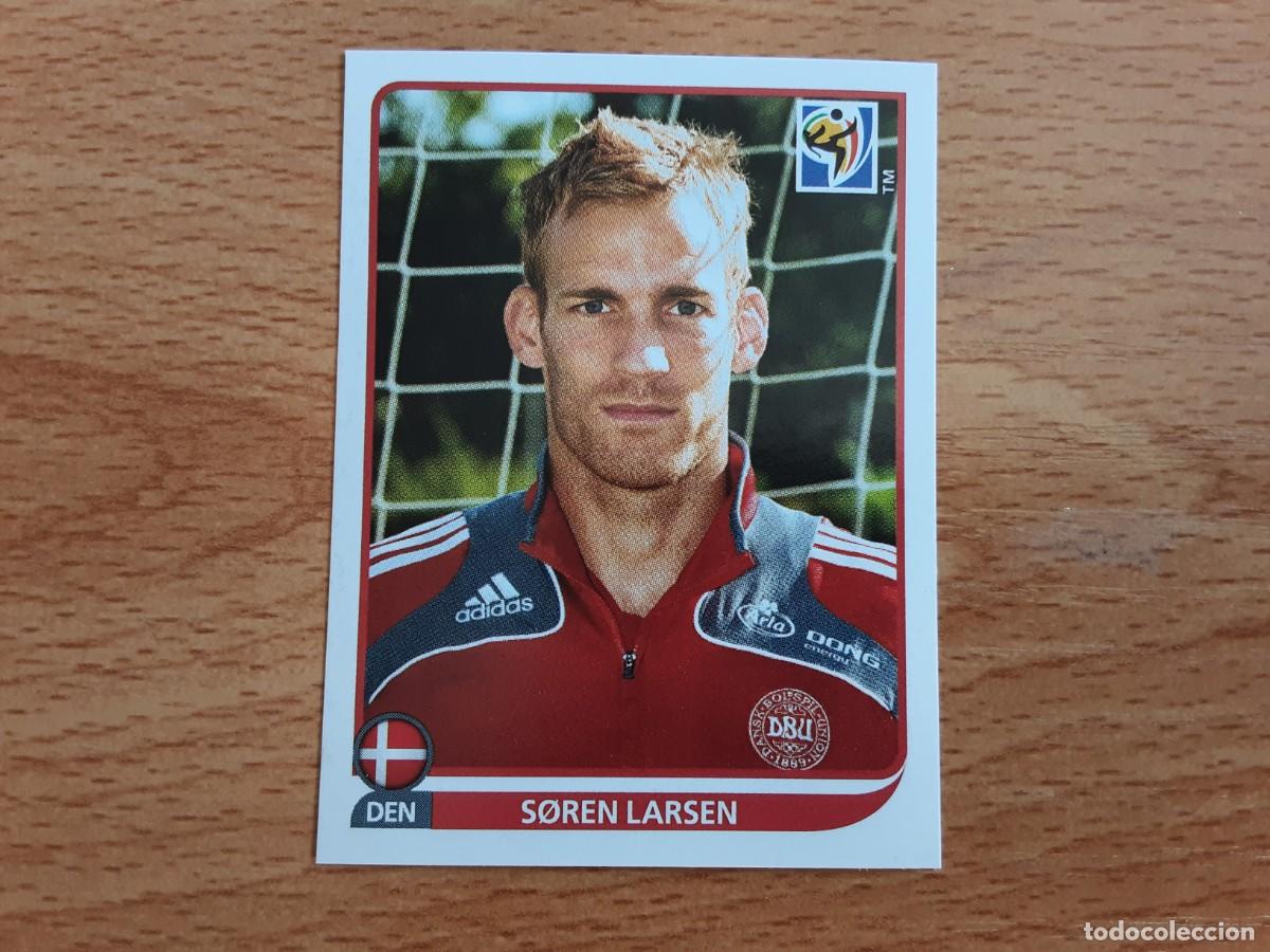 Cromos de f&uacute;tbol: CROMO FUTBOL MUNDIAL 2010 PANINI 369.LARSEN-DINAMARCA-NUNCA PEGADO